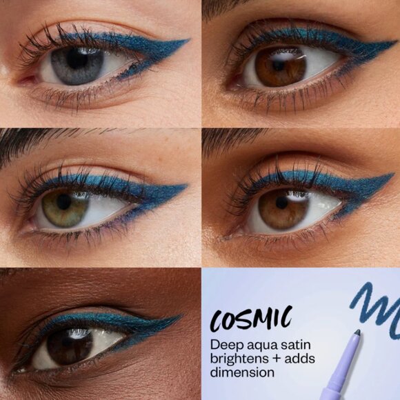 Kosas Soulgazer Intensifying Gel Eyeliner | Cosmic (Deep Aqua Satin) | NEW - Picture 4 of 5